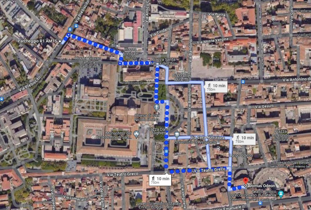Apartamento Domus Odeon La Casa Nel Parco Archeologico Di CTA Exterior foto